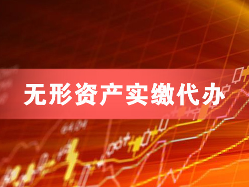 邵阳无形资产实缴资本代办